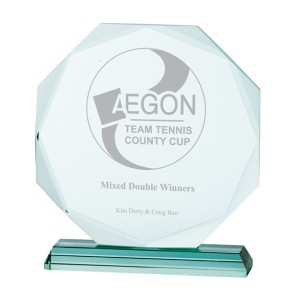 ASPIRE JADE GLASS AWARD - 200MM - AVAILABLE IN 4 SIZES